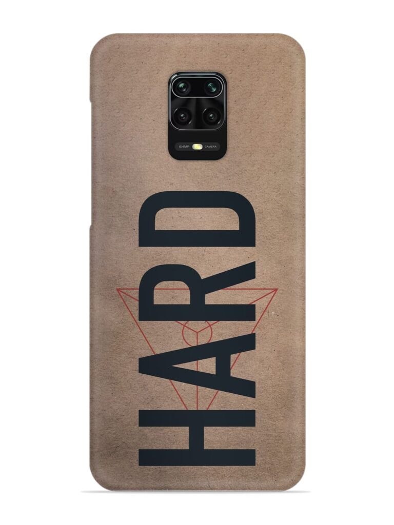 Hard Typo Snap Case for Xiaomi Redmi Note 9 Pro Zapvi