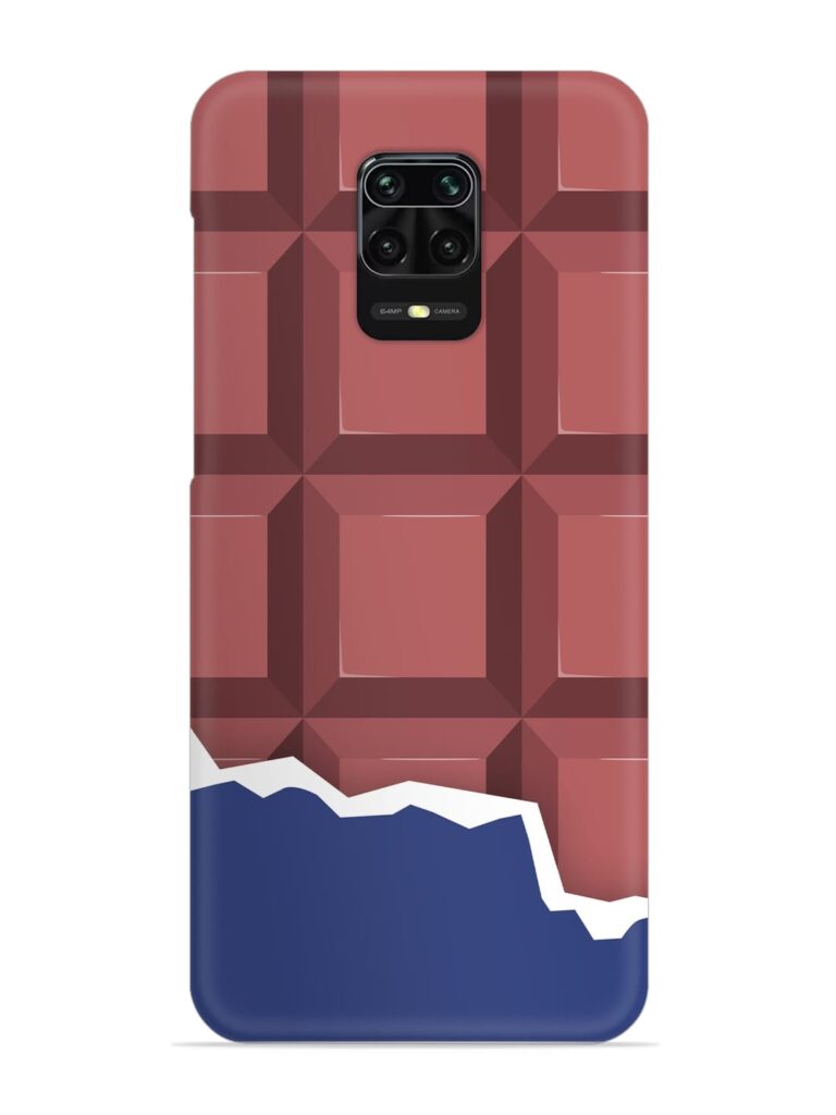 Chocolate Vector Art Snap Case for Xiaomi Redmi Note 9 Pro Zapvi