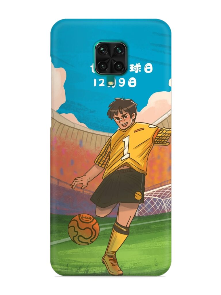 Soccer Kick Snap Case for Xiaomi Redmi Note 9 Pro Max Zapvi