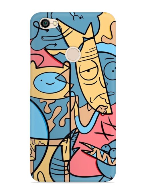 Silly Face Doodle Snap Case for Xiaomi Redmi Y1 Zapvi