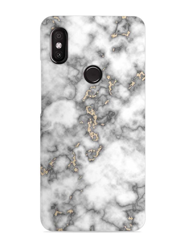 Gray And Gold Marble Snap Case for Xiaomi Redmi Y2 Zapvi