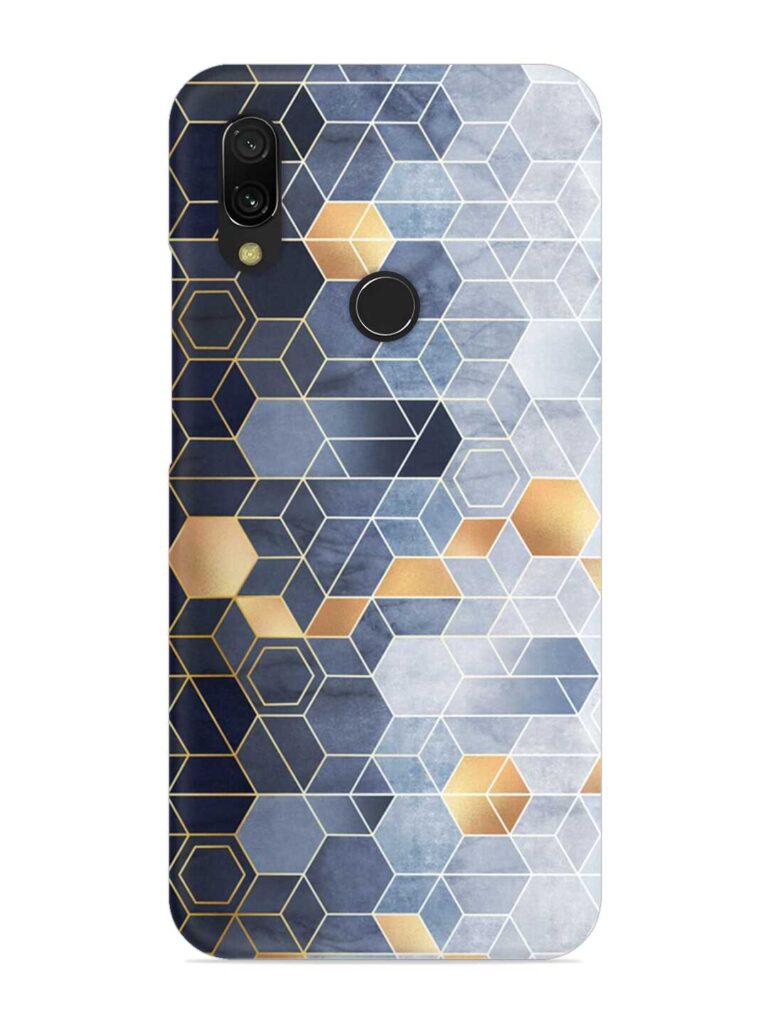 Geometric Abstraction Hexagons Snap Case for Xiaomi Redmi Y3 Zapvi