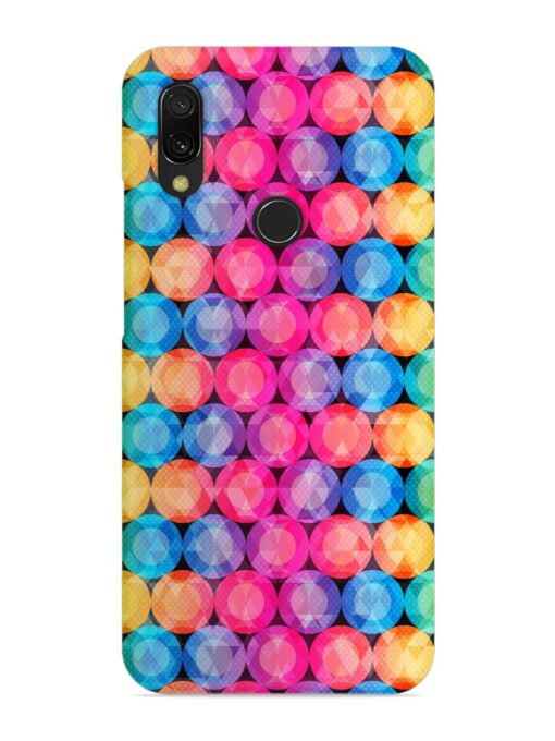 Circle Rainbow Seamless Snap Case for Xiaomi Redmi Y3 Zapvi