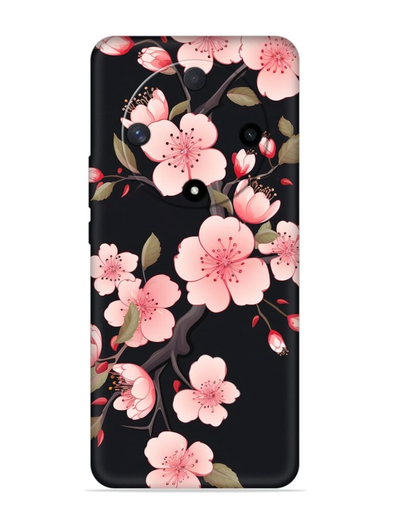 Cherry Blossom Soft Silicone Case for Honor X9b (5G) Zapvi