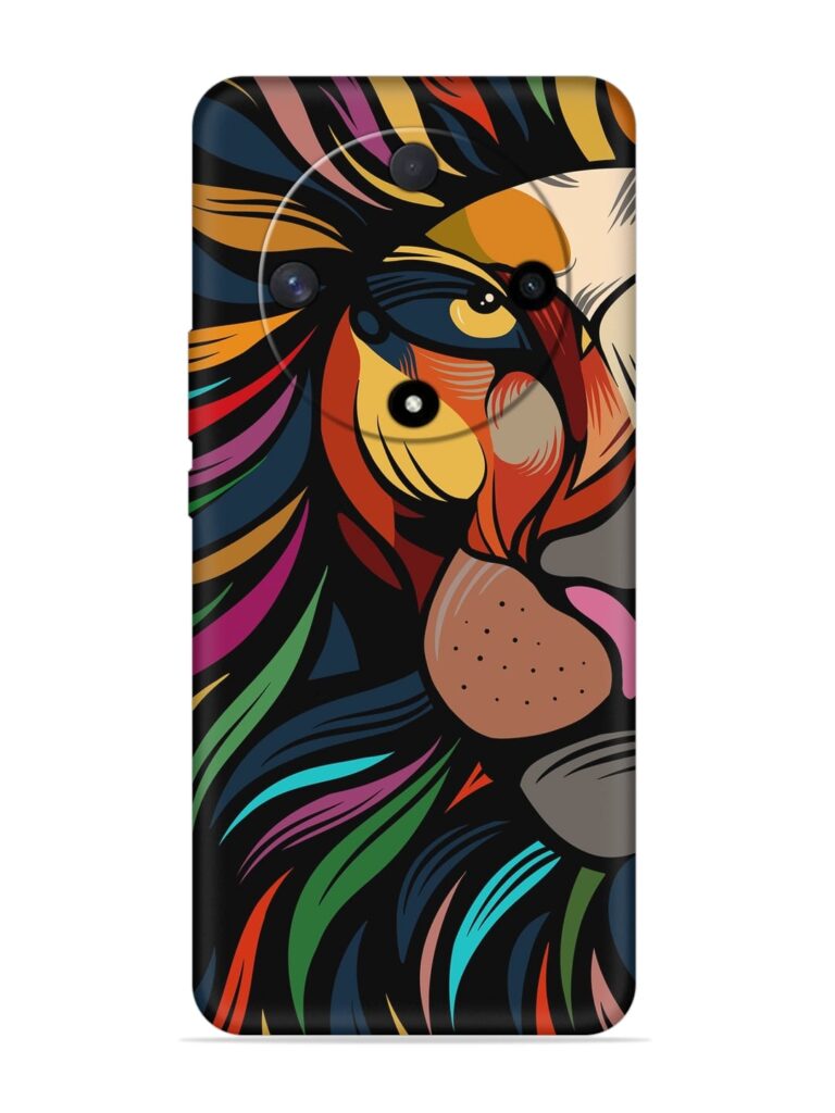 Trippy Lion Art Soft Silicone Case for Honor X9b (5G) Zapvi