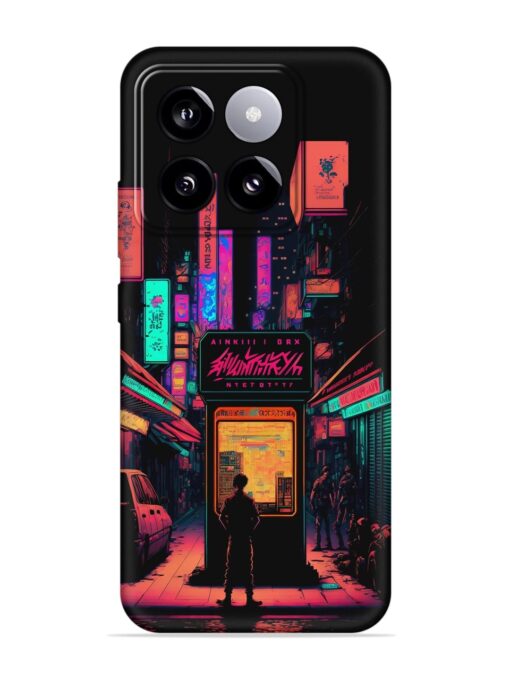 Retro Vibe Of Tokyo Soft Silicone Case for Xiaomi Mi 14 (5G) Zapvi