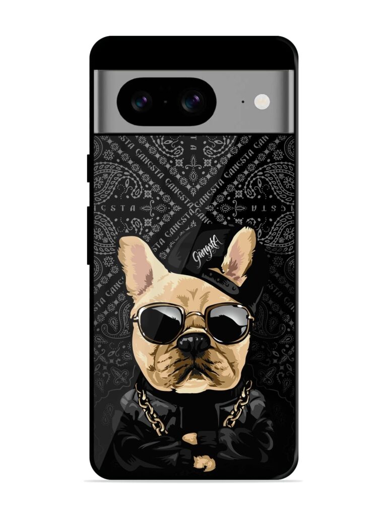 Gangsta Cool Sunmetales Dog Glossy Metal Phone Cover for Google Pixel 8 Zapvi