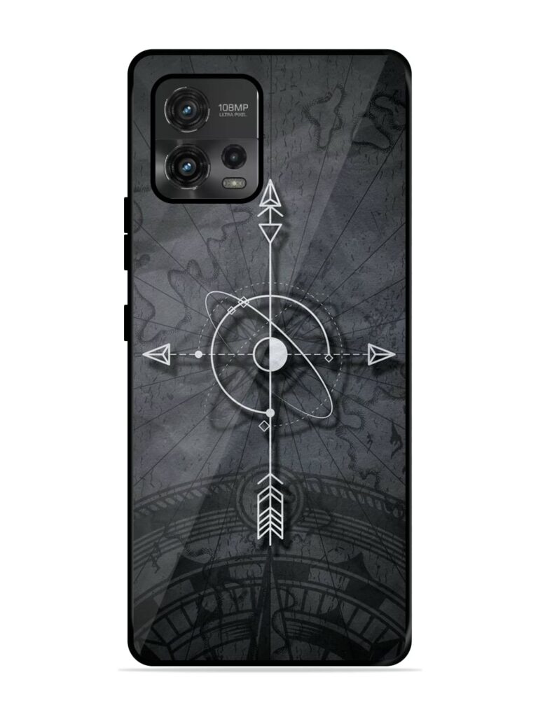 Lighting Cross Glossy Metal Phone Cover for Motorola Moto G72 Zapvi