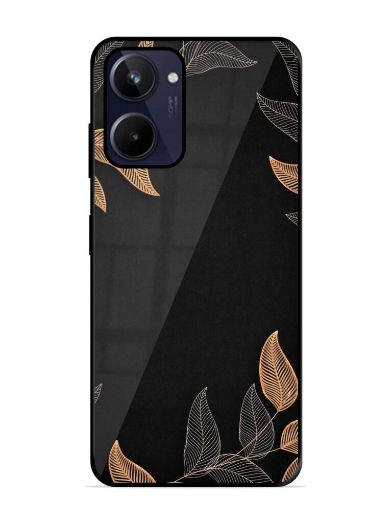 Foliage Art Glossy Metal Phone Cover for Realme 10 Zapvi