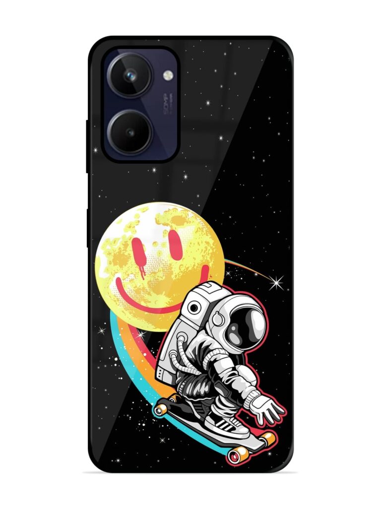 Astronaut Art Glossy Metal Phone Cover for Realme 10 Zapvi