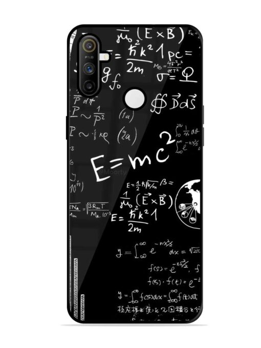 E=Mc2 Mass?Energy Equivalence Glossy Metal Phone Cover for Realme Narzo 10A Zapvi