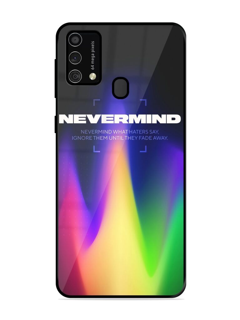 Nevermind Glossy Metal Phone Cover for Samsung Galaxy F41 Zapvi