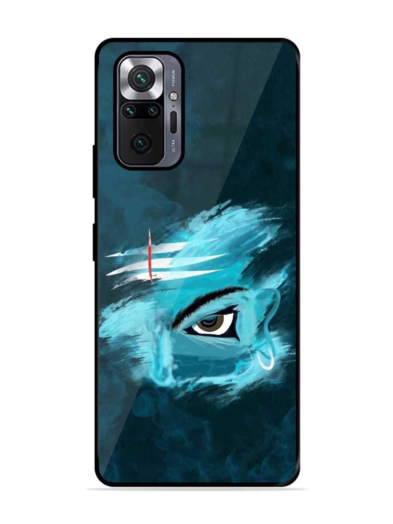 Lord Shiva Glossy Metal Phone Cover for Xiaomi Redmi Note 10 Pro Zapvi
