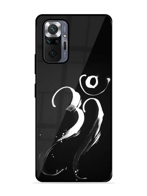 Om Logo Glossy Metal Phone Cover for Xiaomi Redmi Note 10 Pro Zapvi