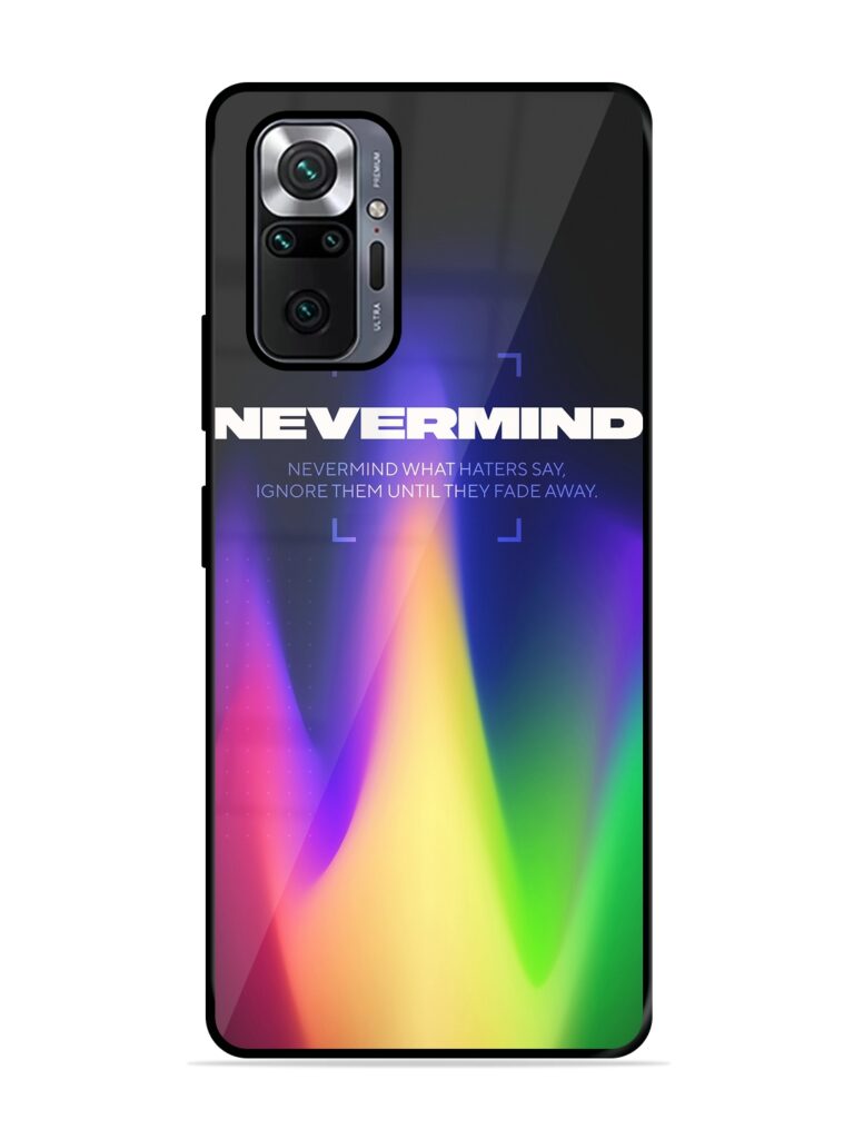 Nevermind Glossy Metal Phone Cover for Xiaomi Redmi Note 10 Pro Zapvi