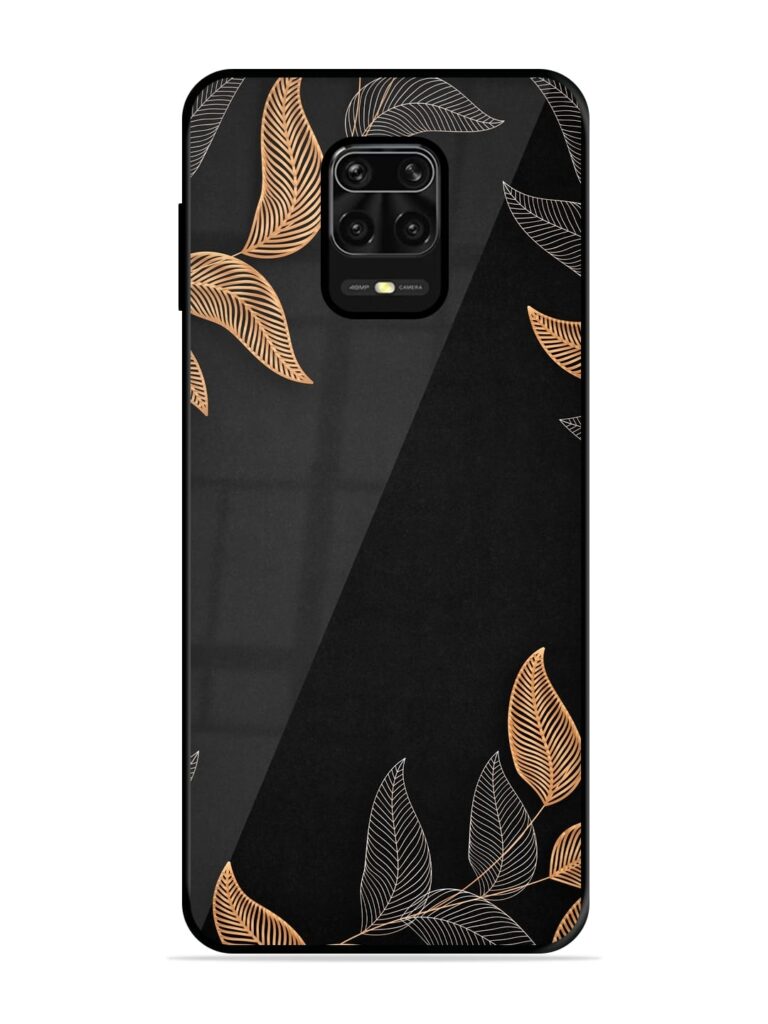 Foliage Art Glossy Metal Phone Cover for Xiaomi Redmi Note 9 Pro Zapvi