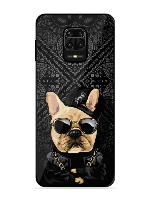 Gangsta Cool Sunmetales Dog Glossy Metal Phone Cover for Xiaomi Redmi Note 9 Pro Zapvi