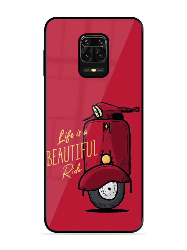 Life Is Beautiful Rides Glossy Metal Phone Cover for Xiaomi Redmi Note 9 Pro Max Zapvi