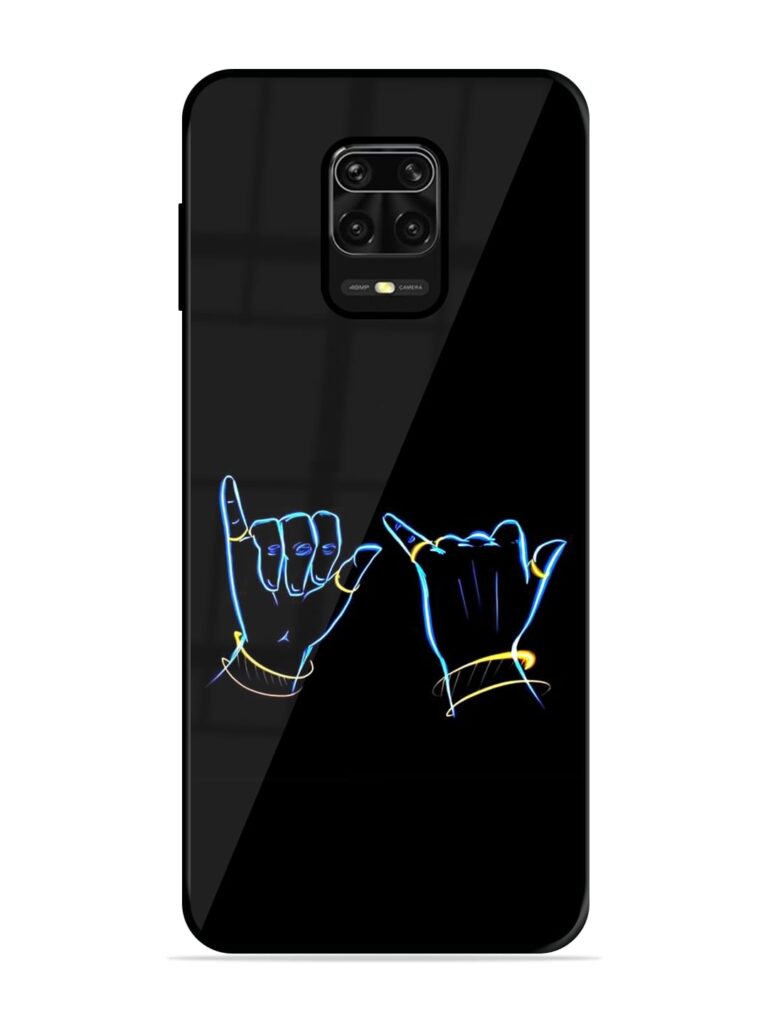 Symbolic Krishna Flute Glossy Metal Phone Cover for Xiaomi Redmi Note 9 Pro Max Zapvi