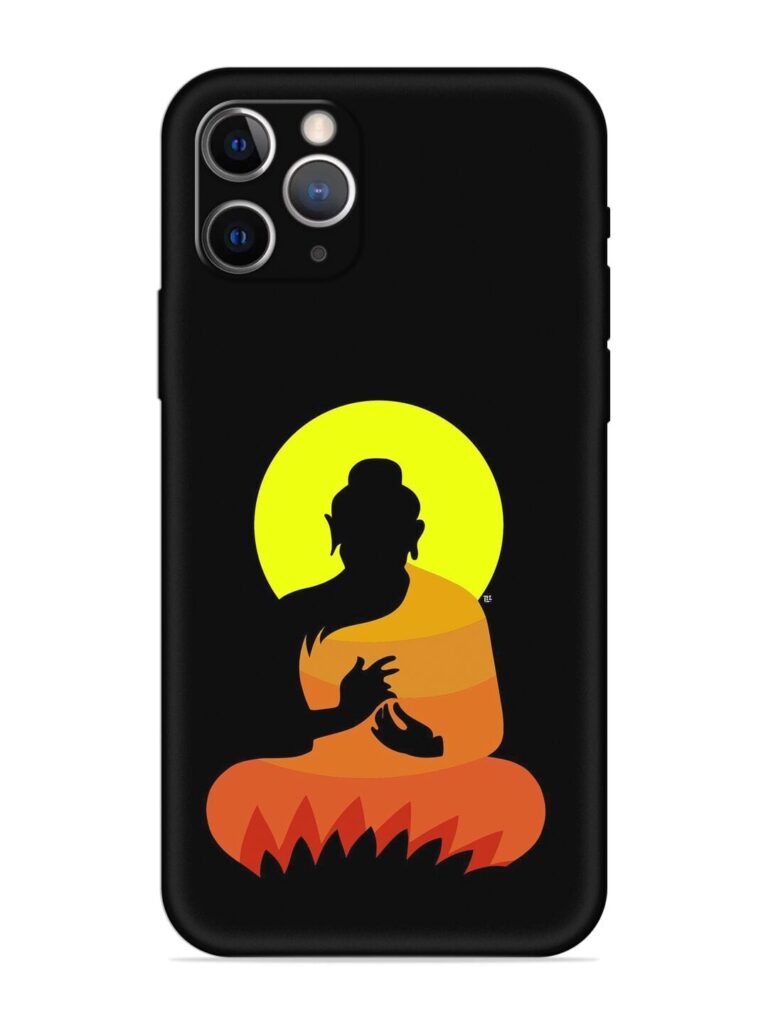 Buddha Art Black Soft Silicone Case for Apple Iphone 12 Pro Max Zapvi
