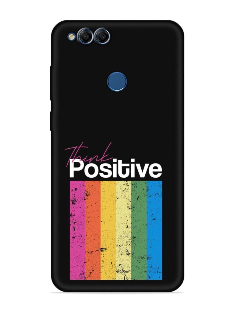 Think Positive Typography Soft Silicone Case for Honor 7X Zapvi