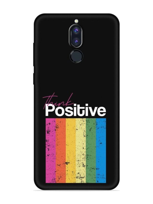 Think Positive Typography Soft Silicone Case for Honor 9I Zapvi
