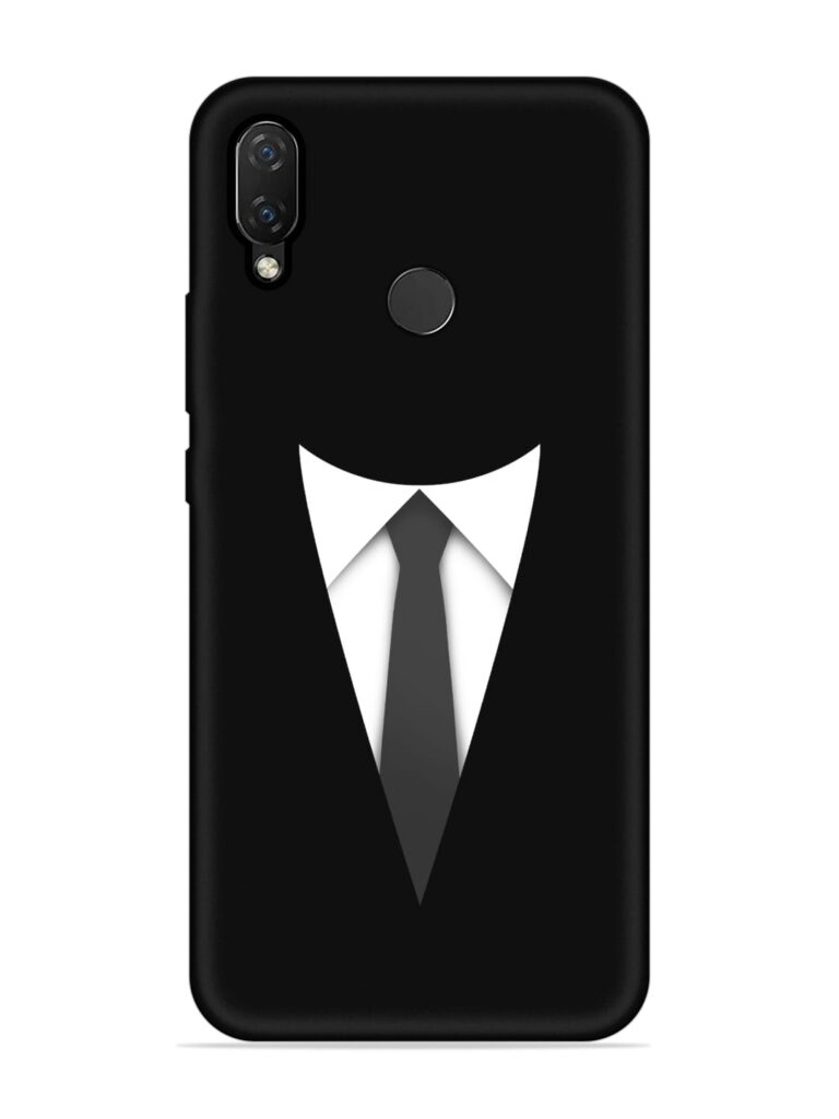 Dark Suit Soft Silicone Case for Honor Nova 3I Zapvi