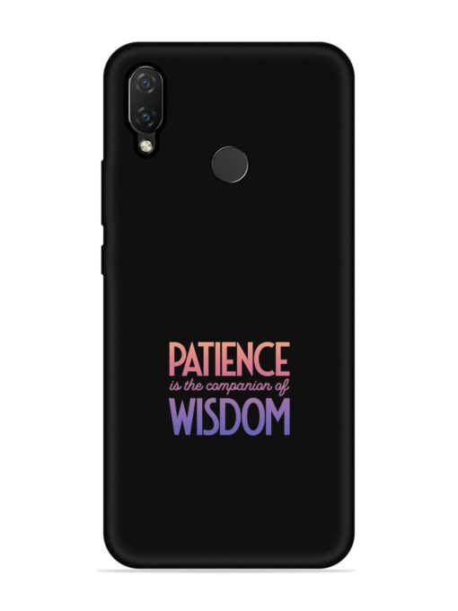 Patience Is The Soft Silicone Case for Honor Nova 3I Zapvi