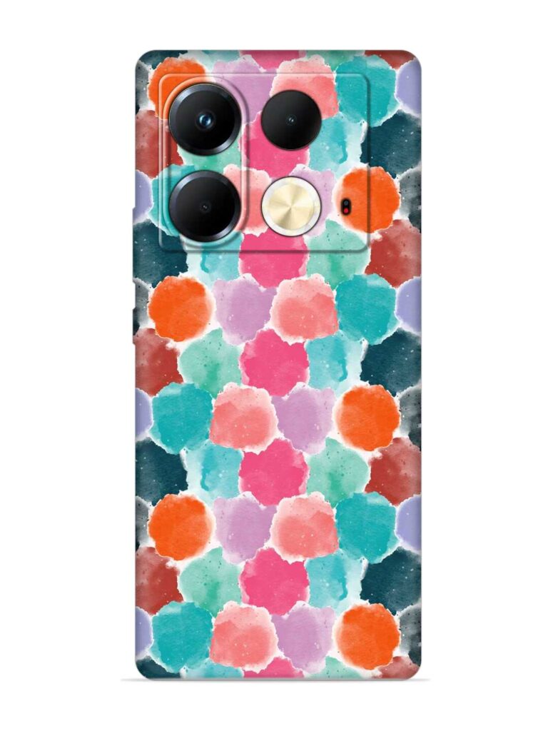 Colorful Seamless Pattern Soft Silicone Case for Infinix Note 40 (5G) Zapvi