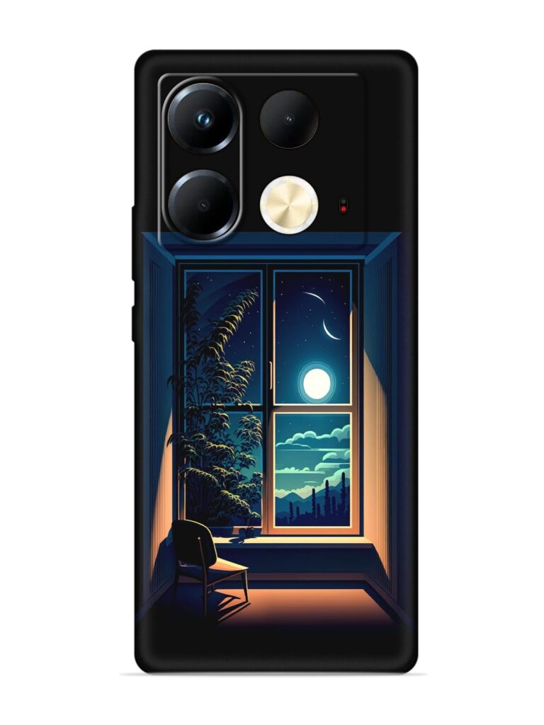 Night View At Window Soft Silicone Case for Infinix Note 40 (5G) Zapvi