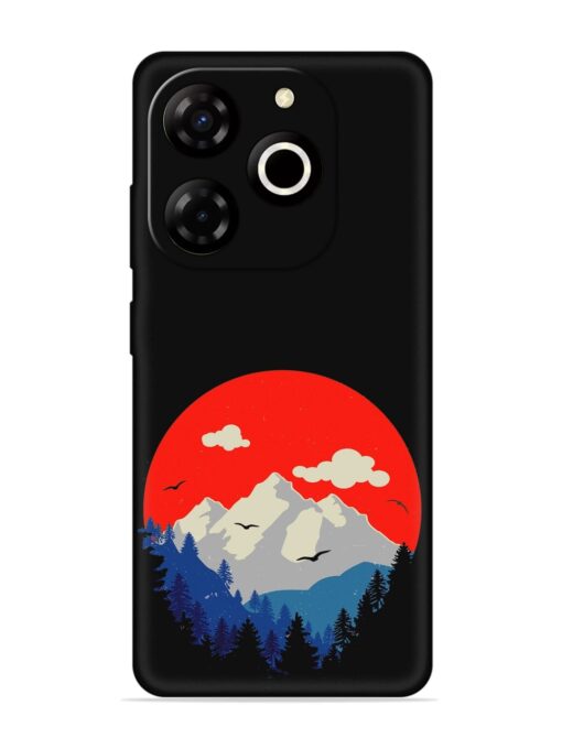 Mountain Abstract Soft Silicone Case for Itel P55T Zapvi
