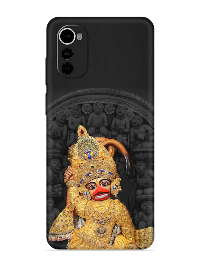 Indian Gold Hanuman Soft Silicone Case for Motorola Moto E32S Zapvi