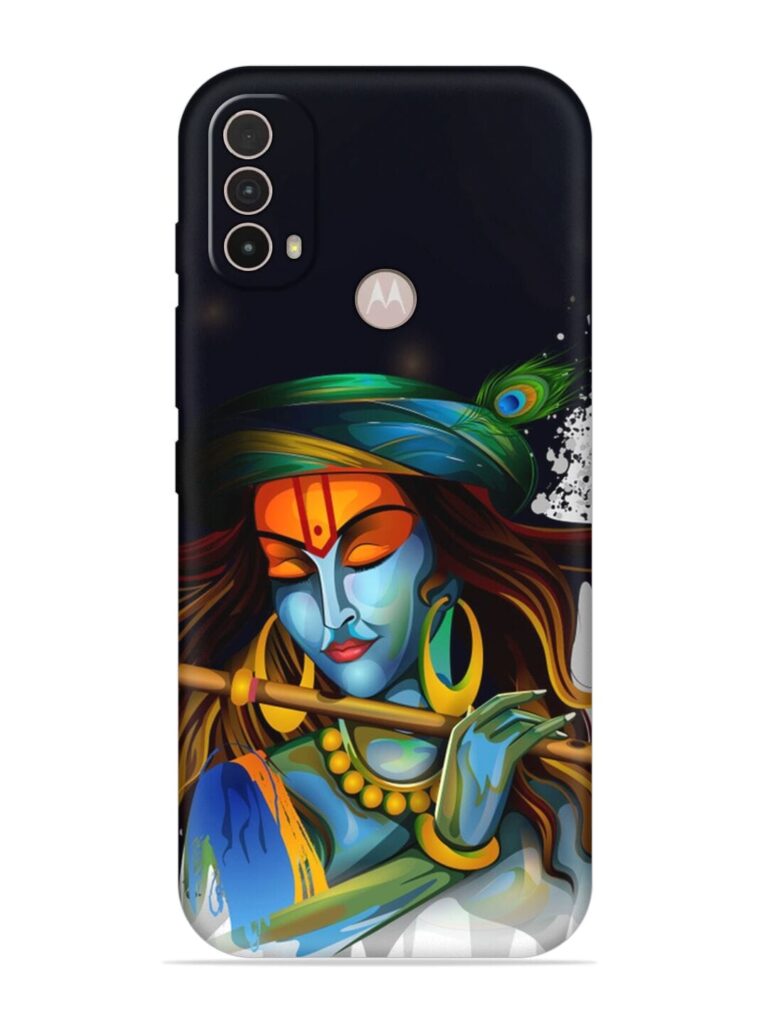 Krishna Art Soft Silicone Case for Motorola Moto E40 Zapvi