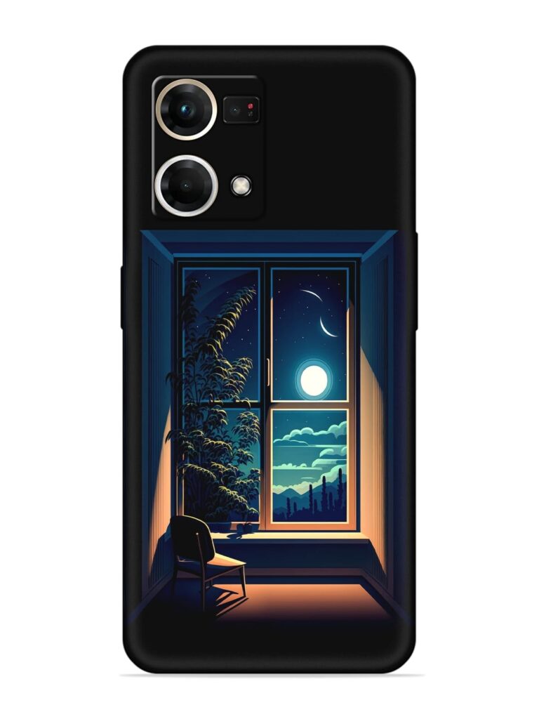 Night View At Window Soft Silicone Case for Oppo Reno 7 (4G) Zapvi