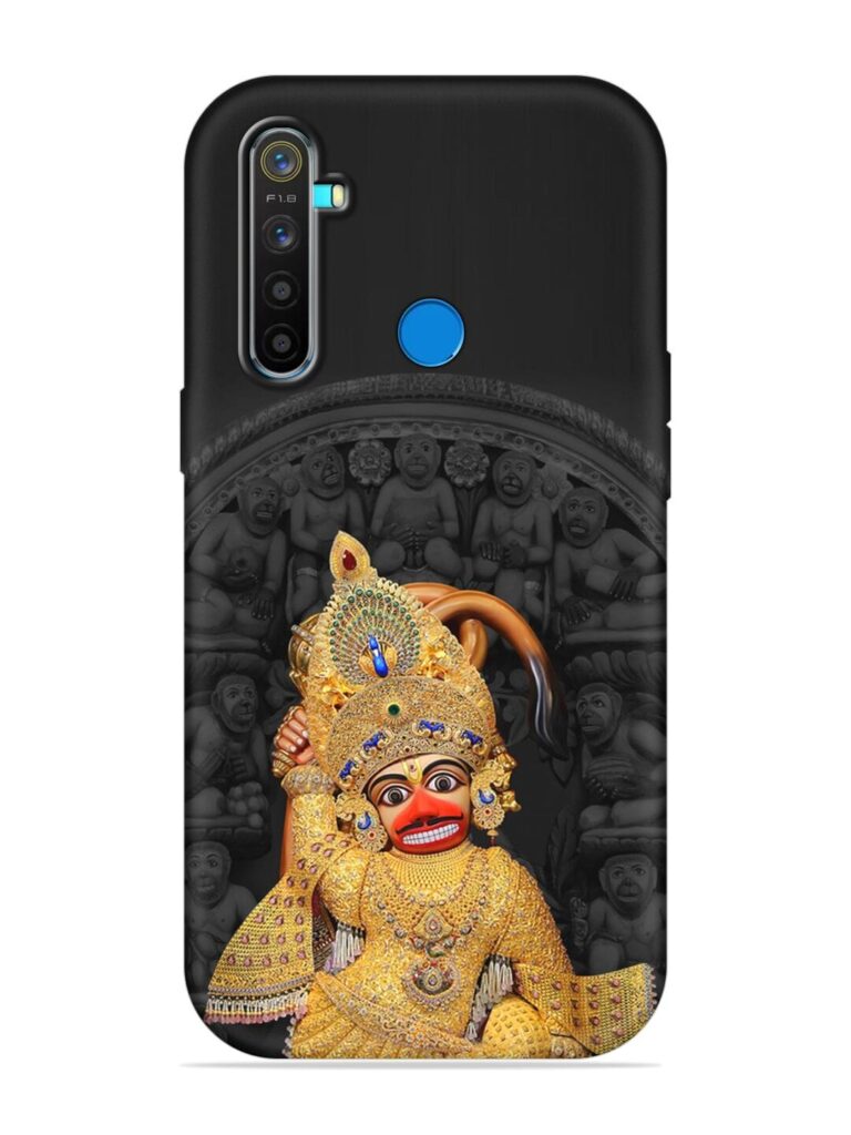 Indian Gold Hanuman Soft Silicone Case for Realme 5 Pro Zapvi
