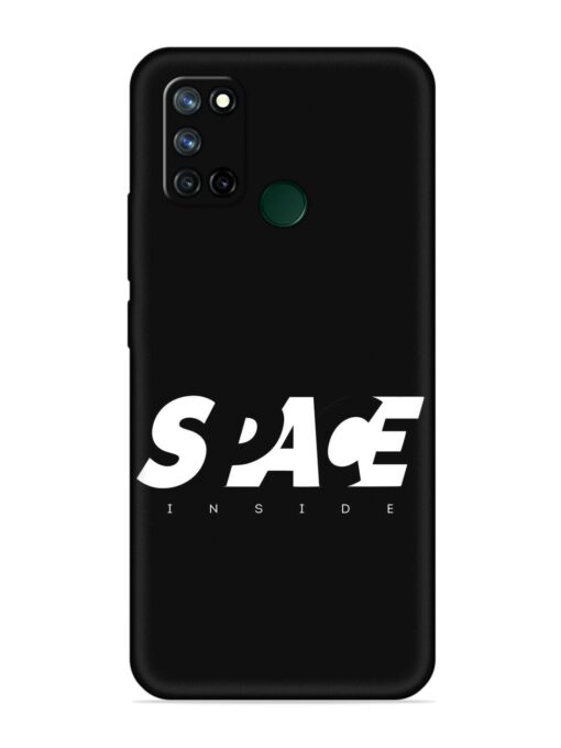 Space Typography Art Soft Silicone Case for Realme 7I Zapvi
