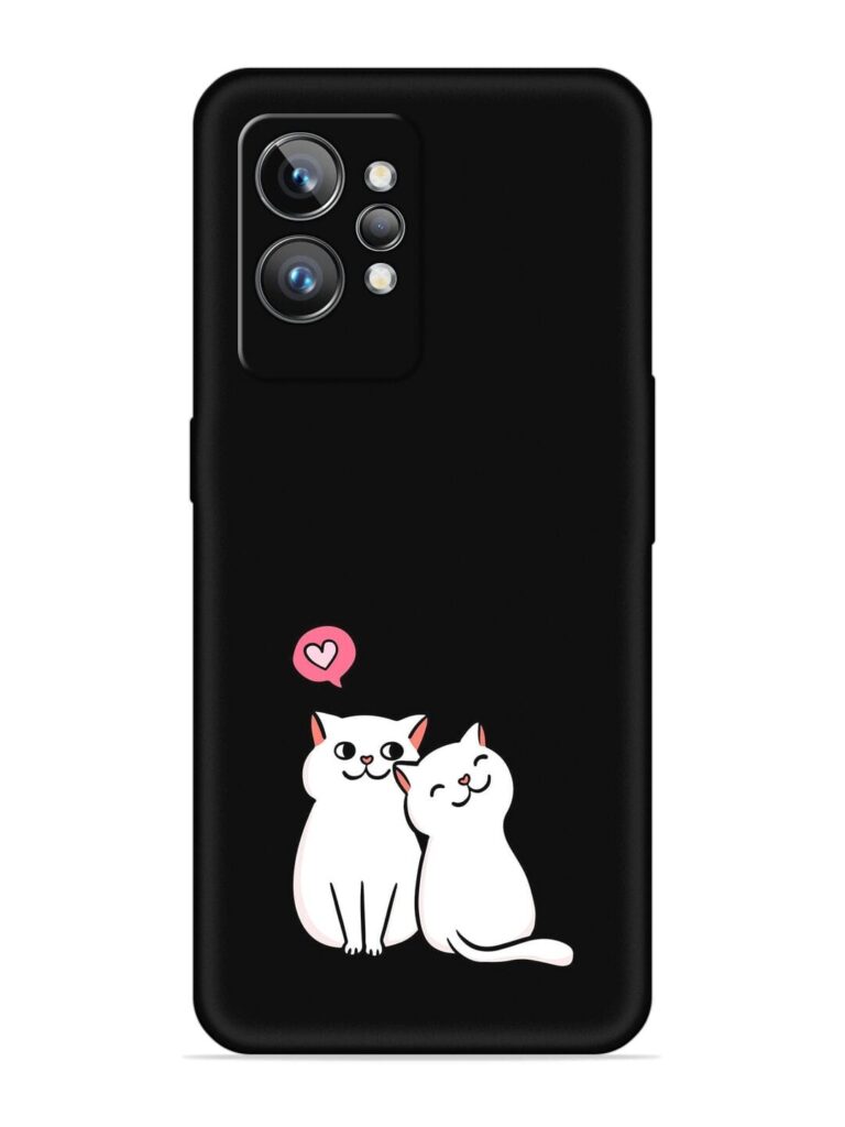 Cute Loving Cats Soft Silicone Case for Realme Gt 2 Pro Zapvi