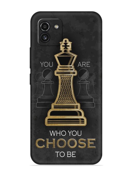 You Are Who Soft Silicone Case for Samsung Galaxy A03 Zapvi
