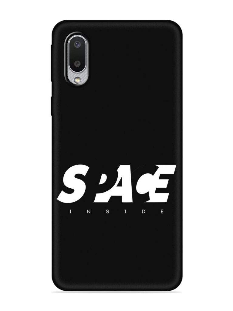 Space Typography Art Soft Silicone Case for Samsung Galaxy M02 Zapvi