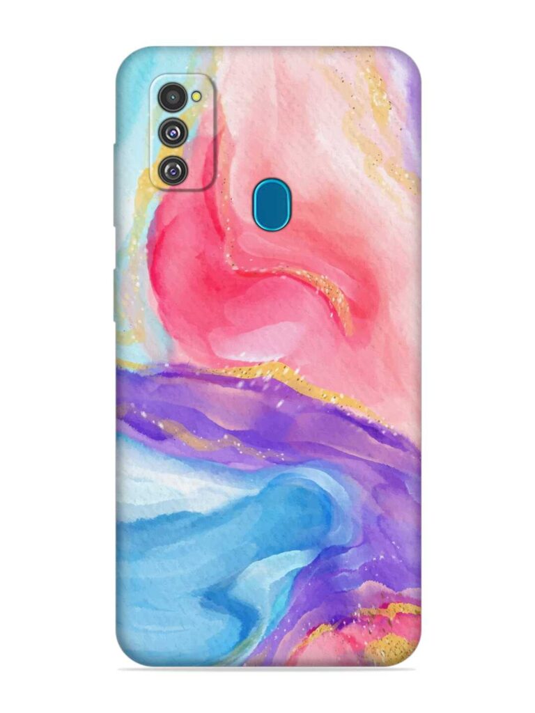 Watercolor Gradient Soft Silicone Case for Samsung Galaxy M30S Zapvi