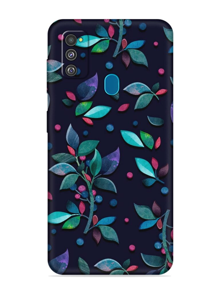 Decorative Watercolor Flower Soft Silicone Case for Samsung Galaxy M30S Zapvi
