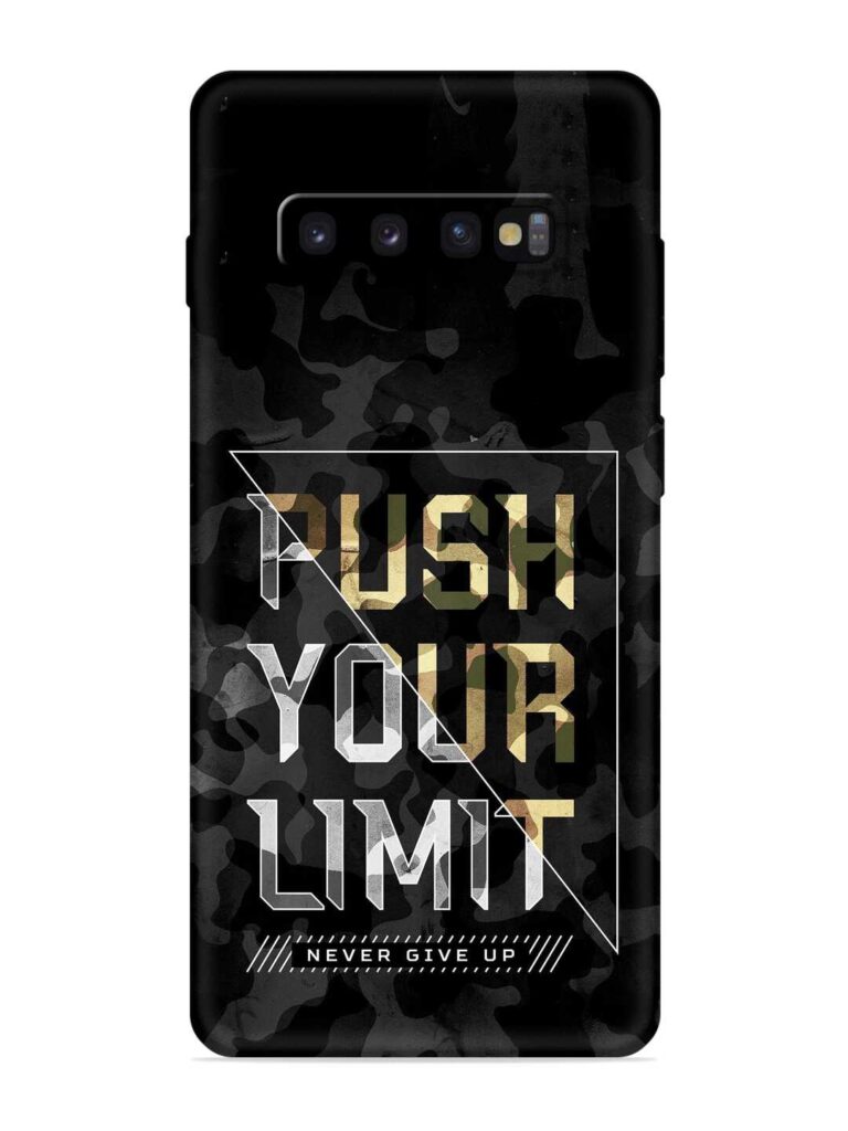 Push Your Limits Soft Silicone Case for Samsung Galaxy S10 Zapvi