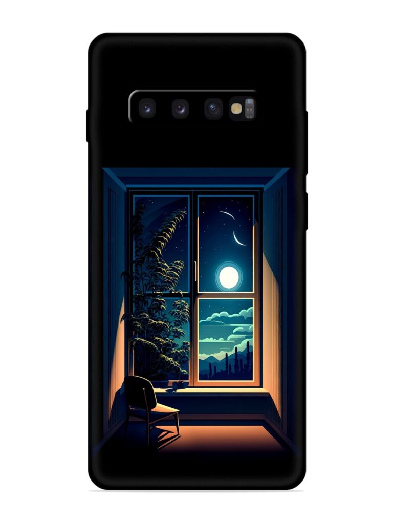 Night View At Window Soft Silicone Case for Samsung Galaxy S10 Zapvi