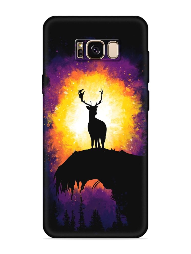 Elk Animal Art Soft Silicone Case for Samsung Galaxy S8 Zapvi