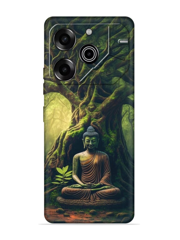 Ancient Buddha Soft Silicone Case for Tecno Pova 6 Pro (5G) Zapvi