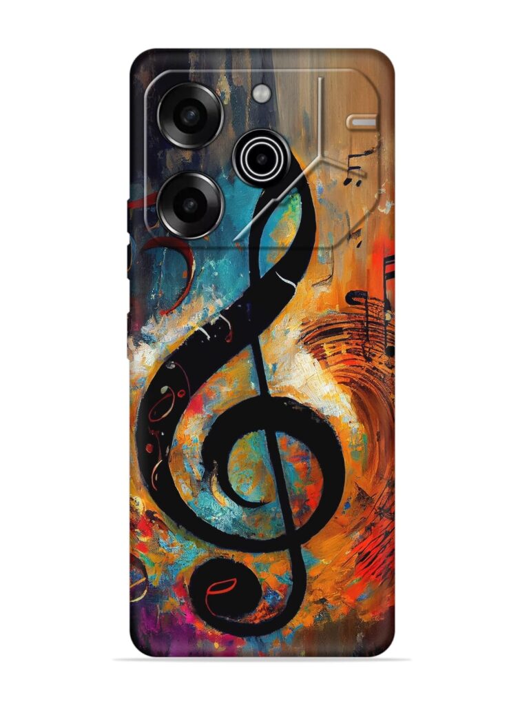 Music Notes Painting Soft Silicone Case for Tecno Pova 6 Pro (5G) Zapvi