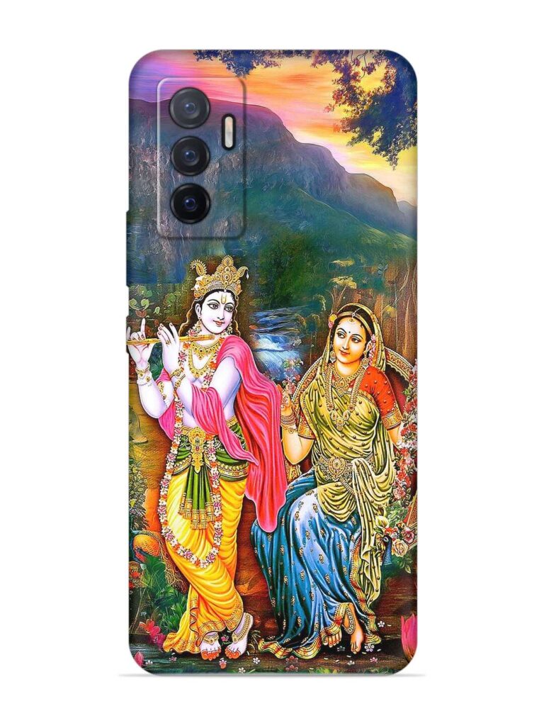 Radha Krishna Painting Soft Silicone Case for Vivo V23E (5G) Zapvi