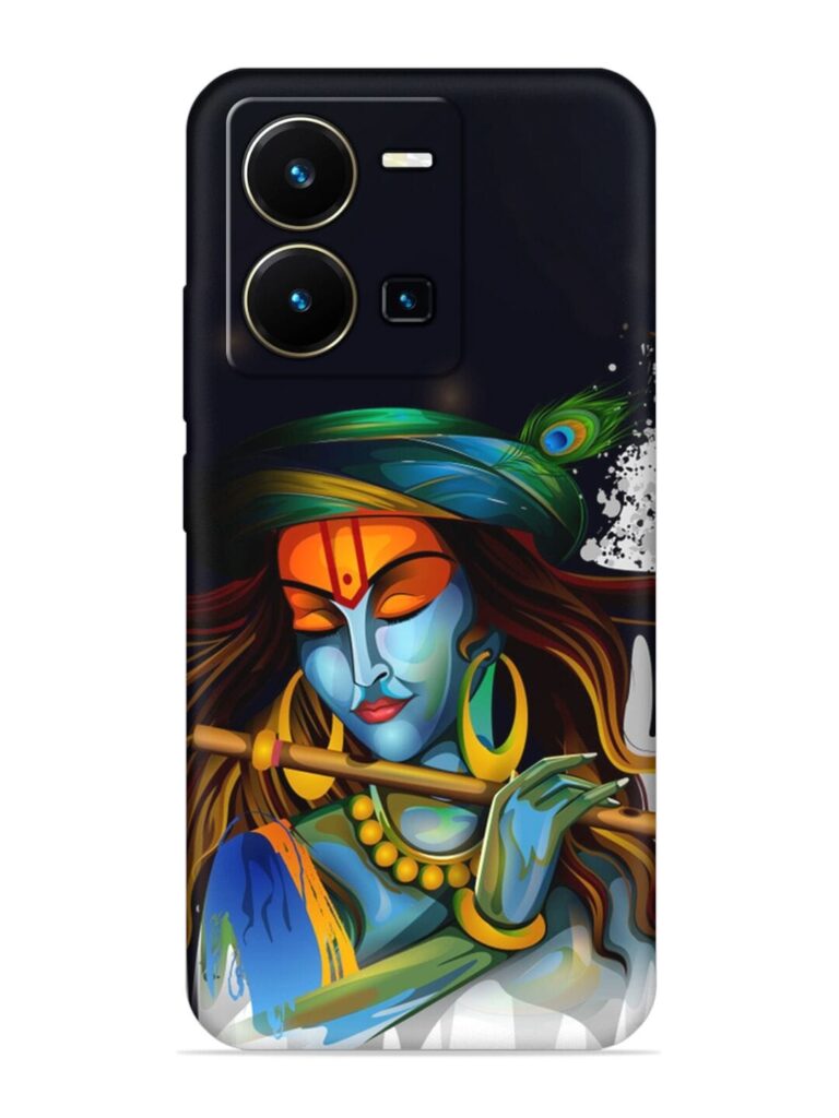 Krishna Art Soft Silicone Case for Vivo Y35 Zapvi