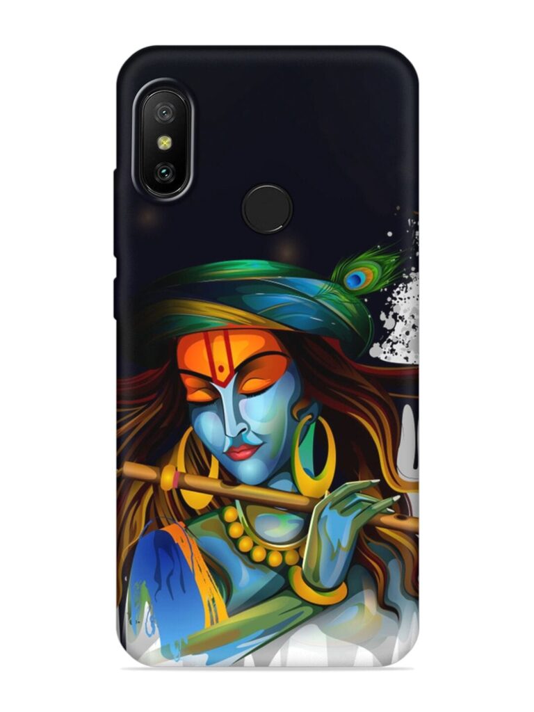 Krishna Art Soft Silicone Case for Xiaomi Mi A2 Zapvi