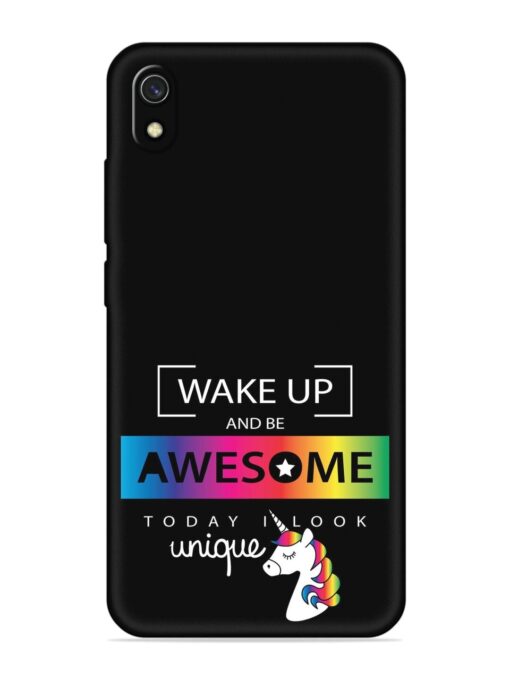 Inspirational Quote Unicorn Soft Silicone Case for Xiaomi Redmi 7A Zapvi